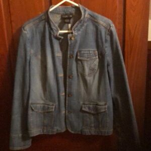 Style and Co denim jacket size L